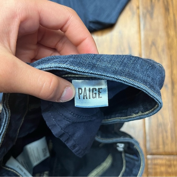 PAIGE Blue Hoxton Ankle Skinny Jeans Modern Fit - Picture 7 of 7